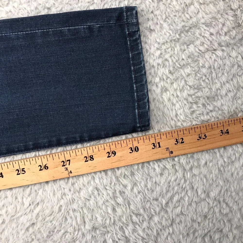 Tory Burch Legging Jeans Womens 27 (30x31) Blue Low Rise Skinny‎ Stretch Denim